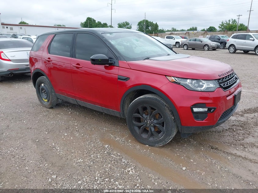 2016 Land rover Discovery sport VIN SALCR2BG9GH626983 IAAI salvage auction — HAIL, Clear (Missouri), sold $2,425 on 2026-07-13 (photo 1)
