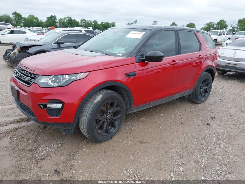 2016 Land rover Discovery sport VIN SALCR2BG9GH626983 IAAI salvage auction — HAIL, Clear (Missouri), sold $2,425 on 2026-07-13 (photo 2)