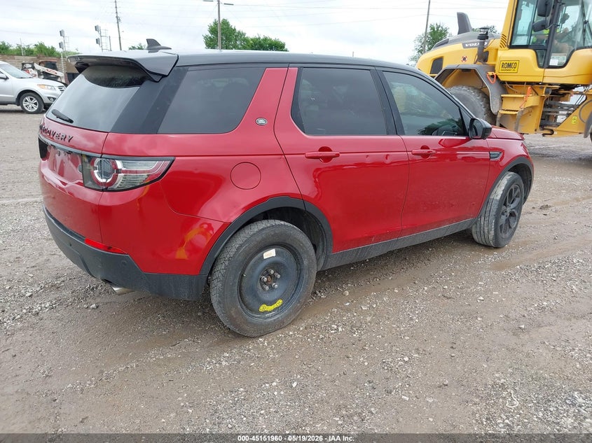 2016 Land rover Discovery sport VIN SALCR2BG9GH626983 IAAI salvage auction — HAIL, Clear (Missouri), sold $2,425 on 2026-07-13 (photo 4)