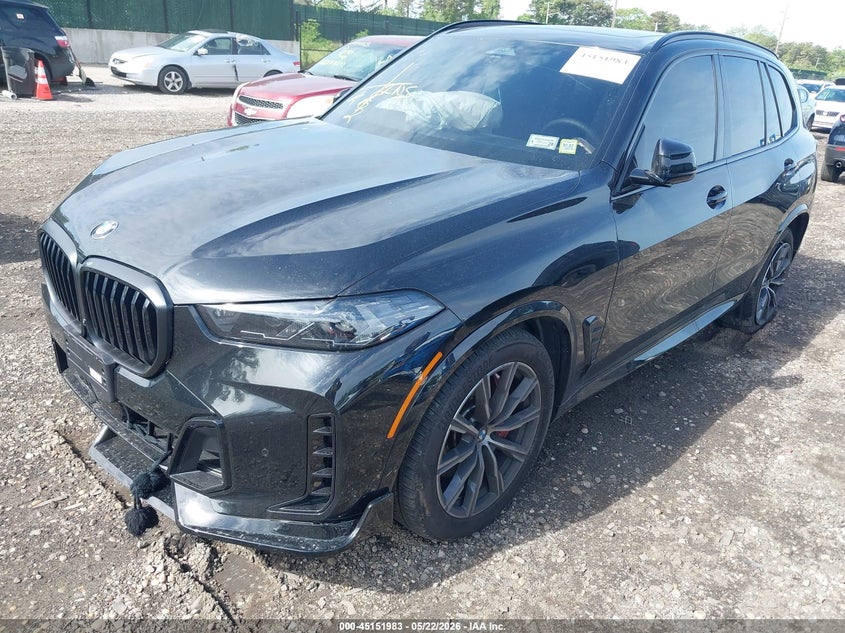 2026 BMW X5 VIN 5UX23EU03T9310133 IAAI salvage auction — FRONT END, Mv-907A (New York), sold $31,100 on 2026-07-13 (photo 2)