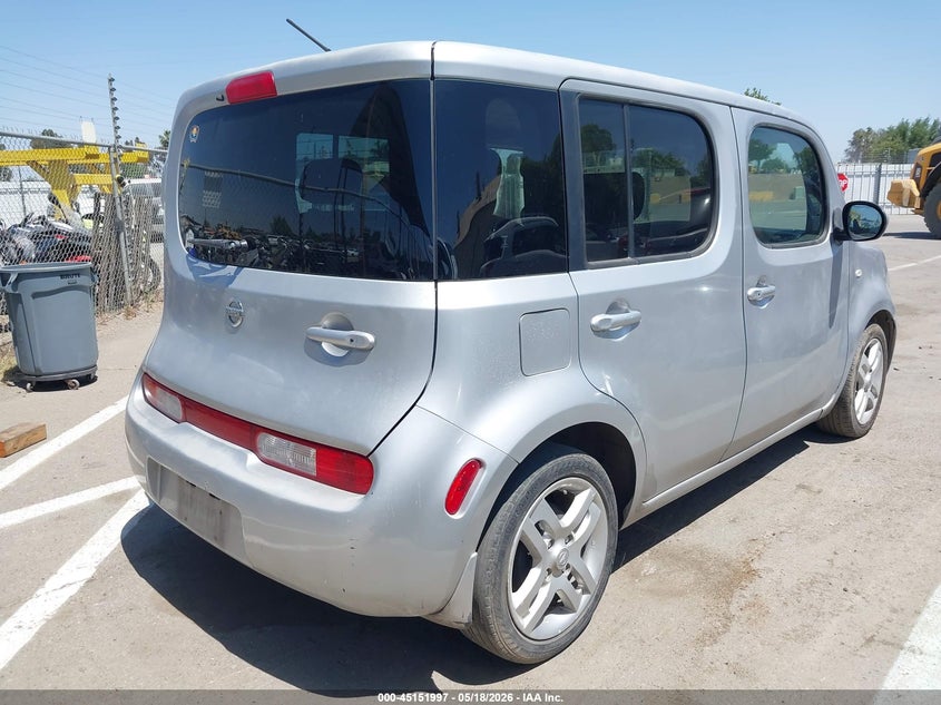 2012 Nissan Cube VIN JN8AZ2KR0CT251996 IAAI salvage auction — NORMAL WEAR, Clear - Dealer Only (California), sold $675 on 2026-07-28 (photo 4)