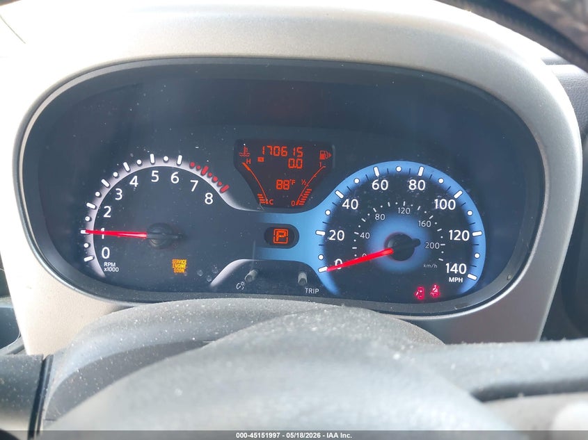 2012 Nissan Cube VIN JN8AZ2KR0CT251996 IAAI salvage auction — NORMAL WEAR, Clear - Dealer Only (California), sold $675 on 2026-07-28 (photo 7)