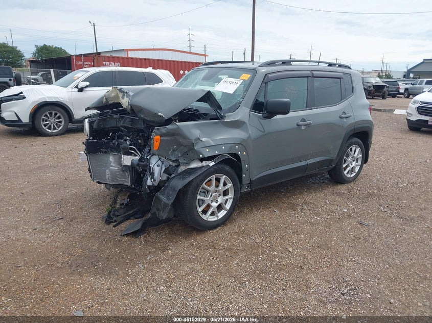 2020 Jeep Renegade VIN ZACNJAA19LPL39125 IAAI salvage auction — FRONT END, Salvage (Texas), sold $675 on 2026-08-08 (photo 2)
