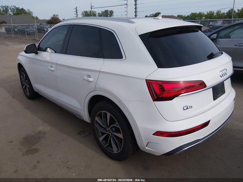 2021 Audi Q5 VIN WA1BAAFY3M2041509 IAAI salvage auction — FRONT END, Salvage (Ohio), sold $12,150 on 2026-07-28 (photo 3)