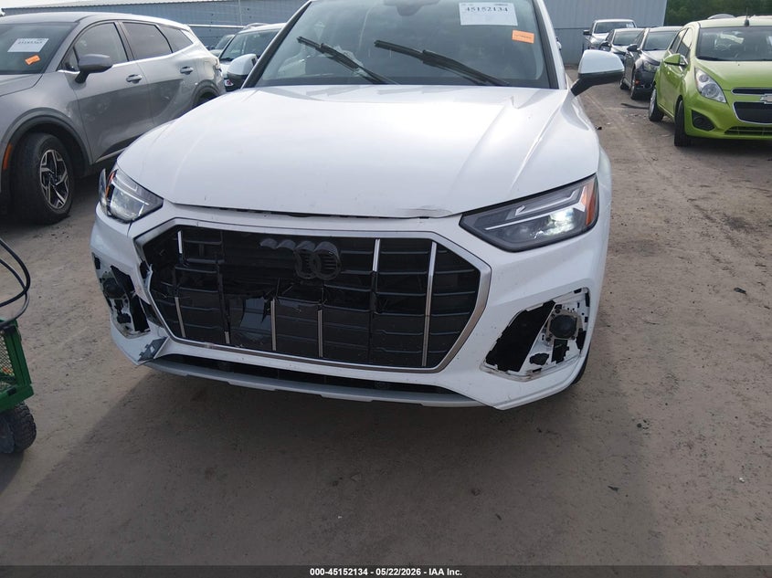 2021 Audi Q5 VIN WA1BAAFY3M2041509 IAAI salvage auction — FRONT END, Salvage (Ohio), sold $12,150 on 2026-07-28 (photo 6)