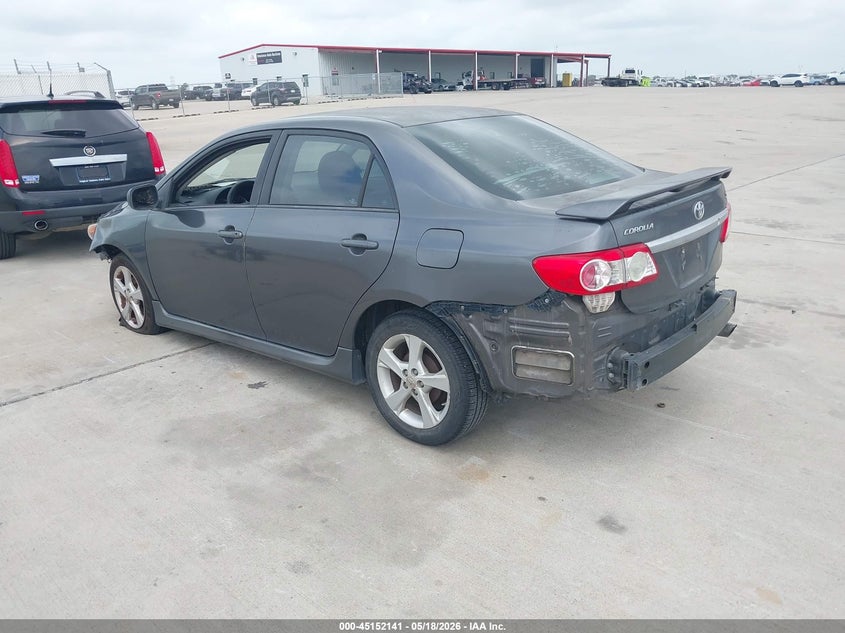 2013 Toyota Corolla VIN 5YFBU4EE9DP084176 IAAI salvage auction — FRONT & REAR, Original (Texas), sold $1,625 on 2026-07-17 (photo 3)