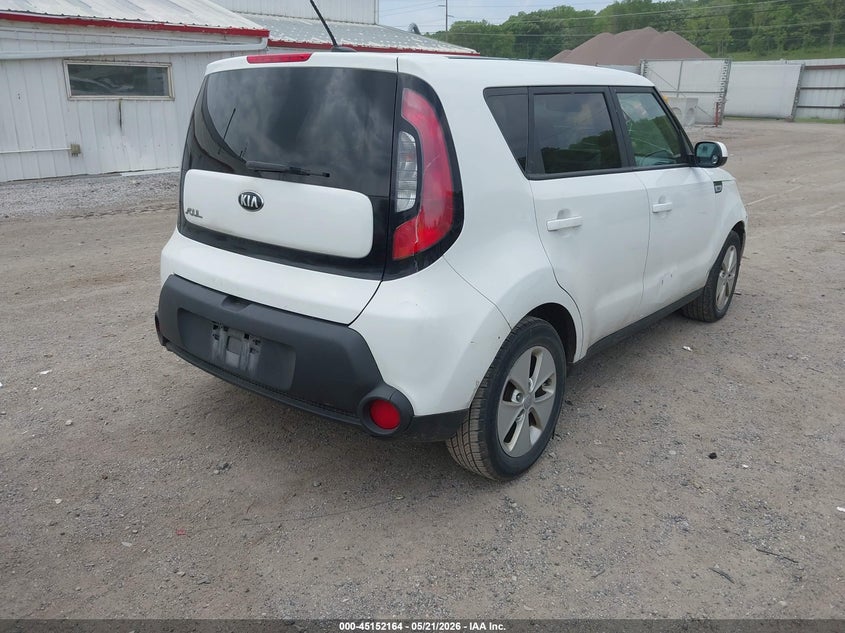 2016 Kia Soul VIN KNDJN2A26G7400762 IAAI salvage auction — FRONT & REAR, Salvage (Iowa), sold $450 on 2026-07-13 (photo 4)
