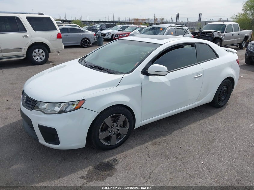 2012 Kia Forte VIN KNAFU6A22C5624498 IAAI salvage auction — LEFT FRONT, Salvage (Arizona), sold $500 on 2026-07-23 (photo 2)
