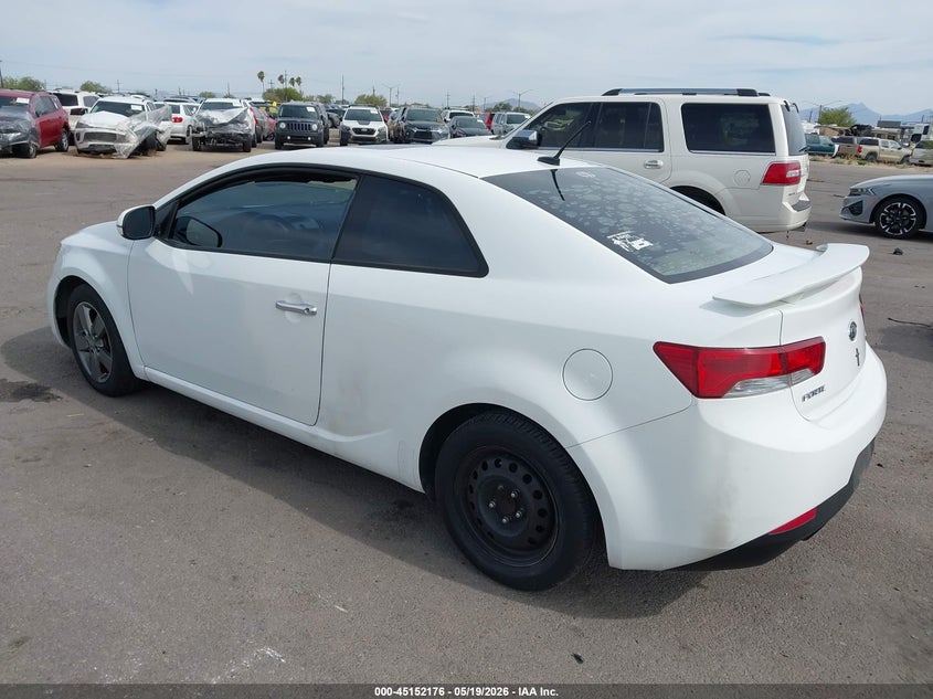 2012 Kia Forte VIN KNAFU6A22C5624498 IAAI salvage auction — LEFT FRONT, Salvage (Arizona), sold $500 on 2026-07-23 (photo 3)
