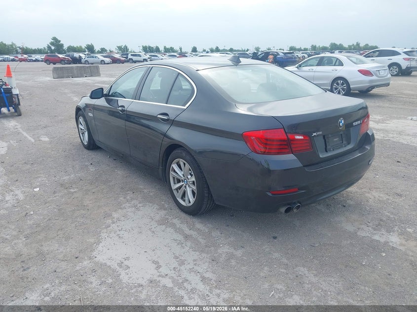 2015 BMW 5er VIN WBA5A7C5XFD627015 IAAI salvage auction — RIGHT SIDE, Salvage (Texas), sold $3,200 on 2026-07-15 (photo 3)