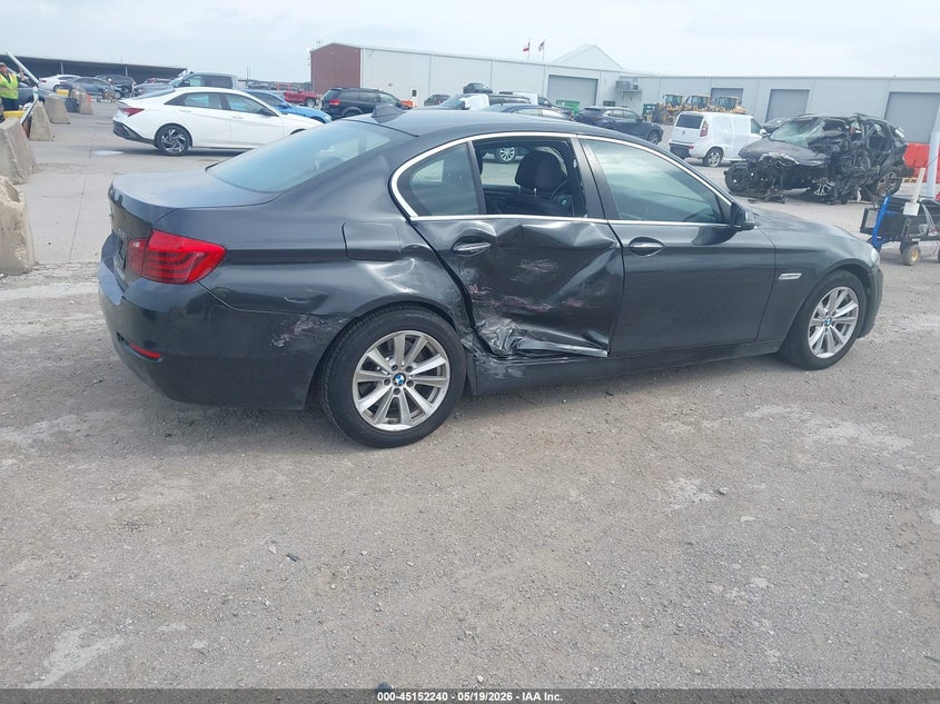 2015 BMW 5er VIN WBA5A7C5XFD627015 IAAI salvage auction — RIGHT SIDE, Salvage (Texas), sold $3,200 on 2026-07-15 (photo 6)