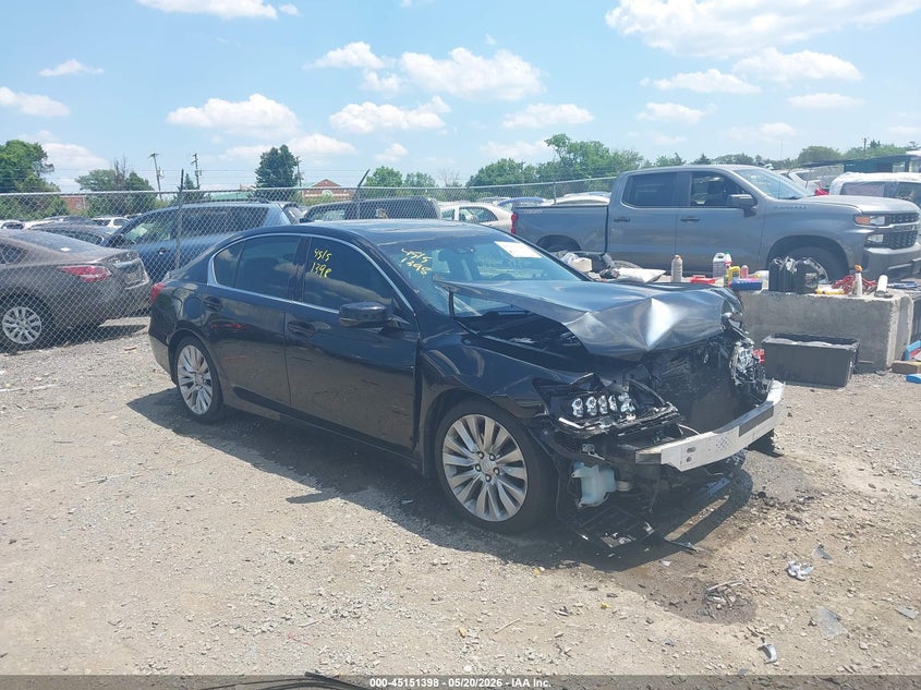 2014 Acura RLX VIN JH4KC1F55EC007278 IAAI salvage auction — FRONT END, Salvage (Georgia), sold $500 on 2026-07-25 (photo 1)