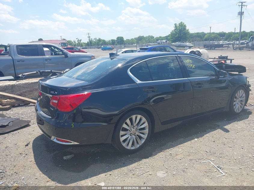 2014 Acura RLX VIN JH4KC1F55EC007278 IAAI salvage auction — FRONT END, Salvage (Georgia), sold $500 on 2026-07-25 (photo 4)