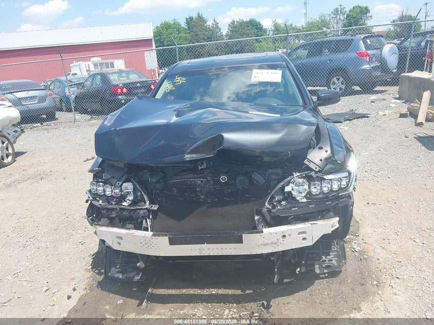 2014 Acura RLX VIN JH4KC1F55EC007278 IAAI salvage auction — FRONT END, Salvage (Georgia), sold $500 on 2026-07-25 (photo 6)