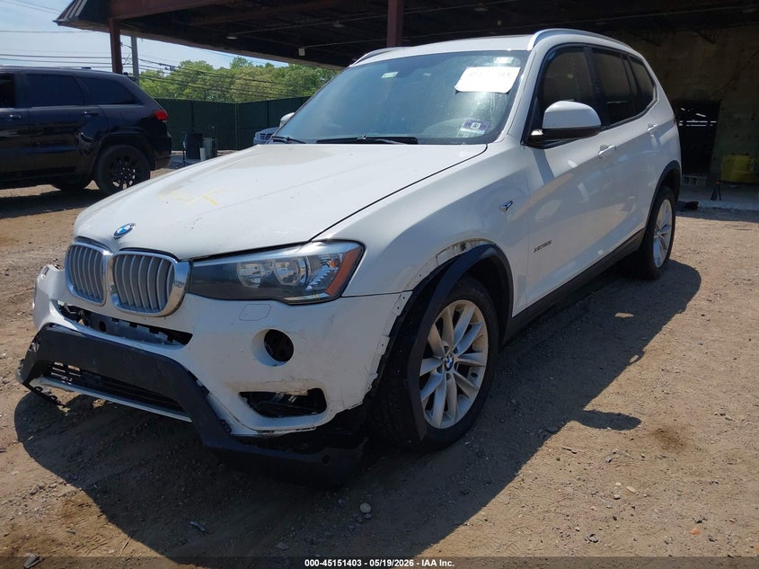 2016 BMW X3 VIN 5UXWX9C53G0D81470 IAAI salvage auction — FRONT END, Mv-907A (New York), sold $450 on 2026-07-28 (photo 6)