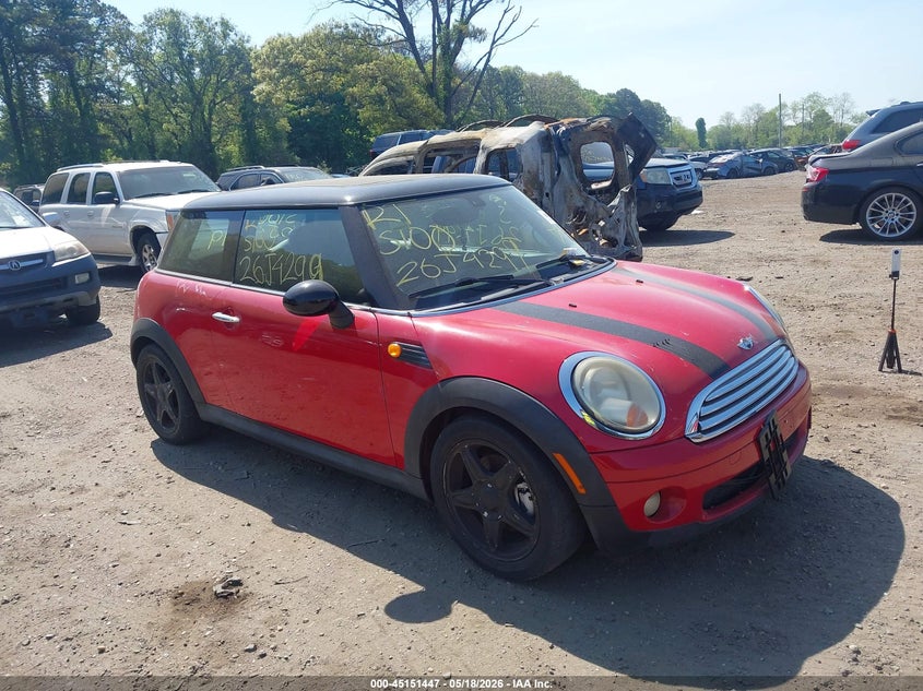 2008 Mini Cooper VIN WMWMF33528TT62430 IAAI salvage auction — FRONT END, Bill Of Sale (New York), sold $450 on 2026-08-11 (photo 1)