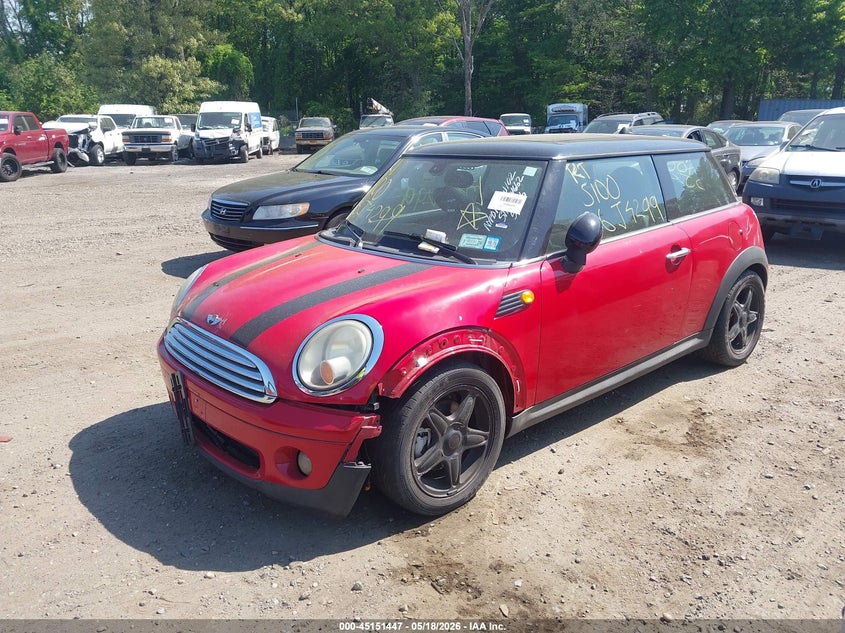 2008 Mini Cooper VIN WMWMF33528TT62430 IAAI salvage auction — FRONT END, Bill Of Sale (New York), sold $450 on 2026-08-11 (photo 2)