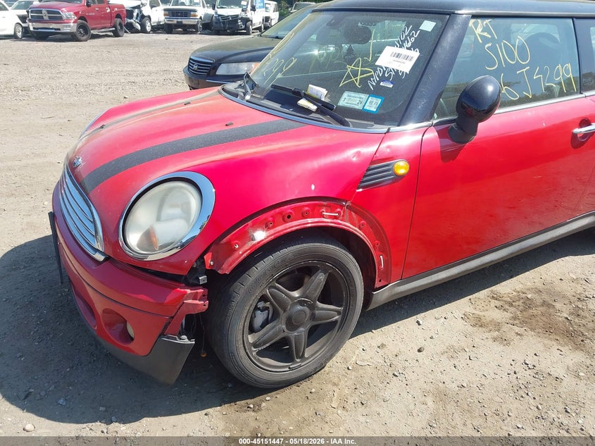2008 Mini Cooper VIN WMWMF33528TT62430 IAAI salvage auction — FRONT END, Bill Of Sale (New York), sold $450 on 2026-08-11 (photo 6)