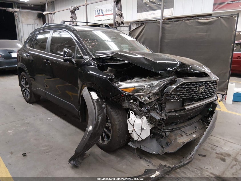 2025 Toyota Corolla cross VIN 7MUDAAAG2SV134675 IAAI salvage auction — FRONT END, Salvage (Arizona), sold $175 on 2026-07-28 (photo 1)