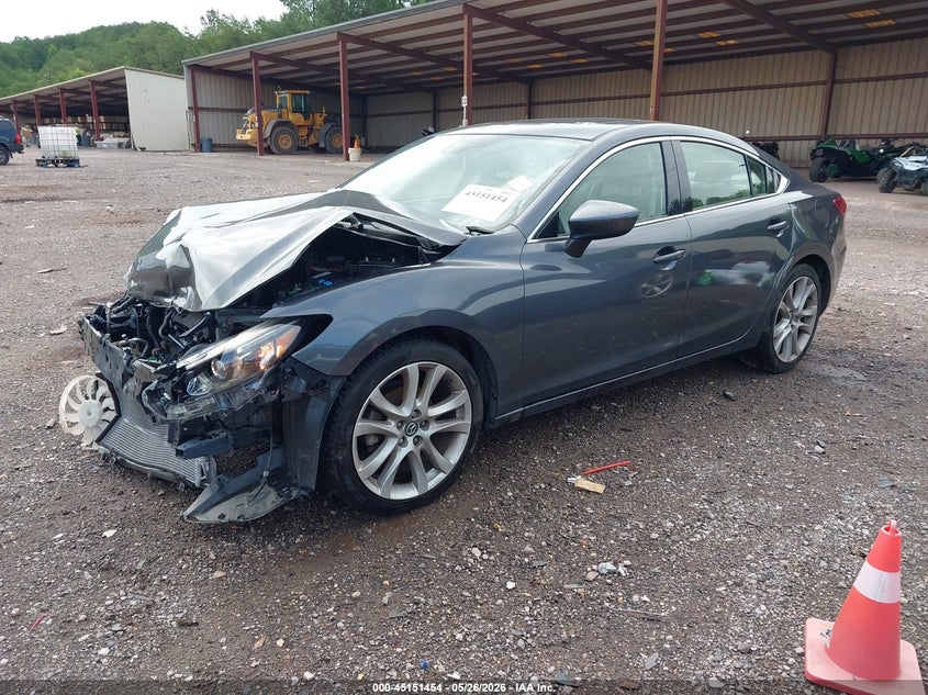 2016 Mazda 6 VIN JM1GJ1T56G1485452 IAAI salvage auction — FRONT END, Salvage (Alabama), sold $250 on 2026-07-29 (photo 2)