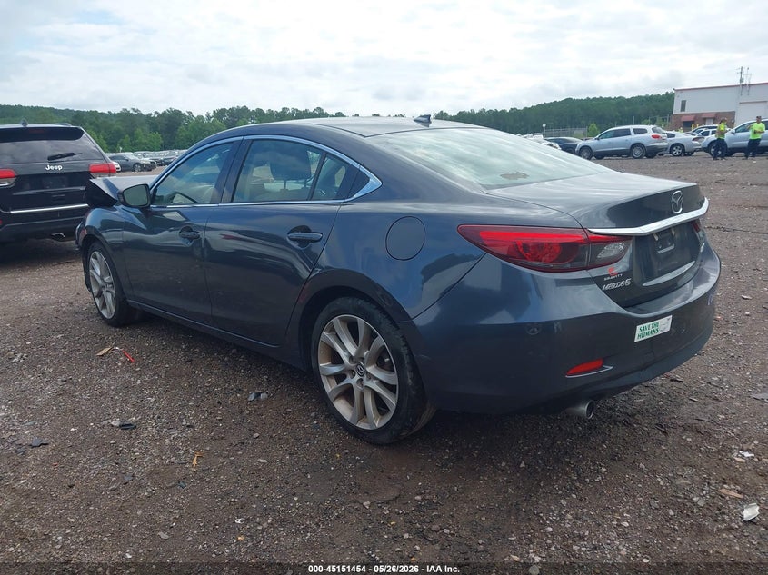 2016 Mazda 6 VIN JM1GJ1T56G1485452 IAAI salvage auction — FRONT END, Salvage (Alabama), sold $250 on 2026-07-29 (photo 3)