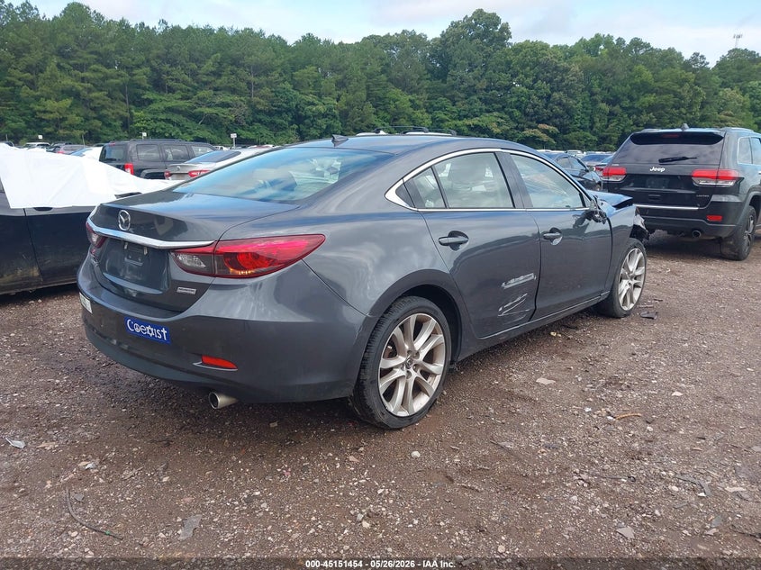 2016 Mazda 6 VIN JM1GJ1T56G1485452 IAAI salvage auction — FRONT END, Salvage (Alabama), sold $250 on 2026-07-29 (photo 4)