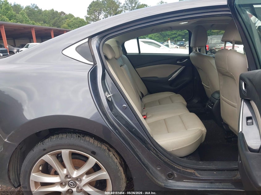 2016 Mazda 6 VIN JM1GJ1T56G1485452 IAAI salvage auction — FRONT END, Salvage (Alabama), sold $250 on 2026-07-29 (photo 8)