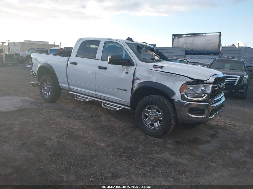 2022 Ram 2500 VIN 3C6UR5CL9NG161631 IAAI salvage auction — ROLLOVER, Clear (Hawaii), sold $75 on 2026-08-14 (photo 1)