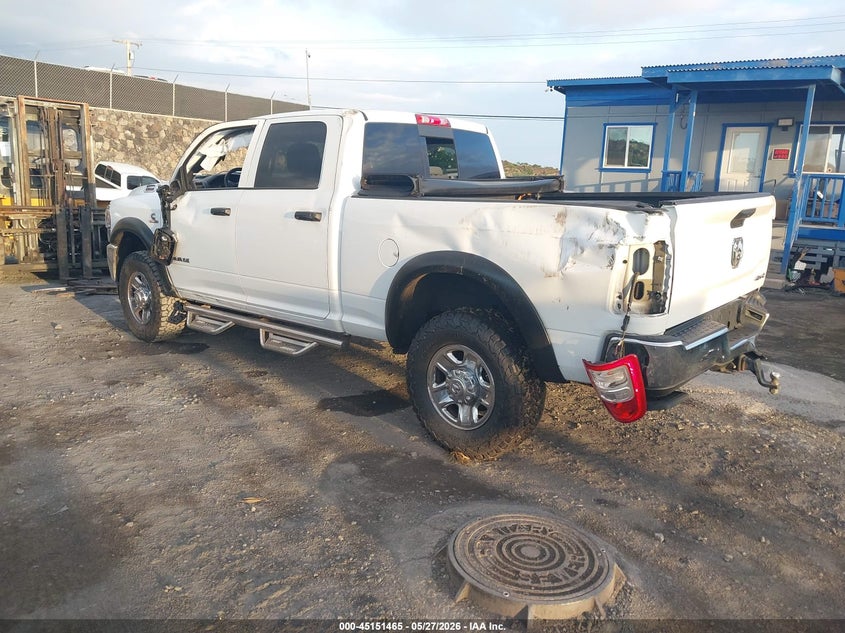 2022 Ram 2500 VIN 3C6UR5CL9NG161631 IAAI salvage auction — ROLLOVER, Clear (Hawaii), sold $75 on 2026-08-14 (photo 3)