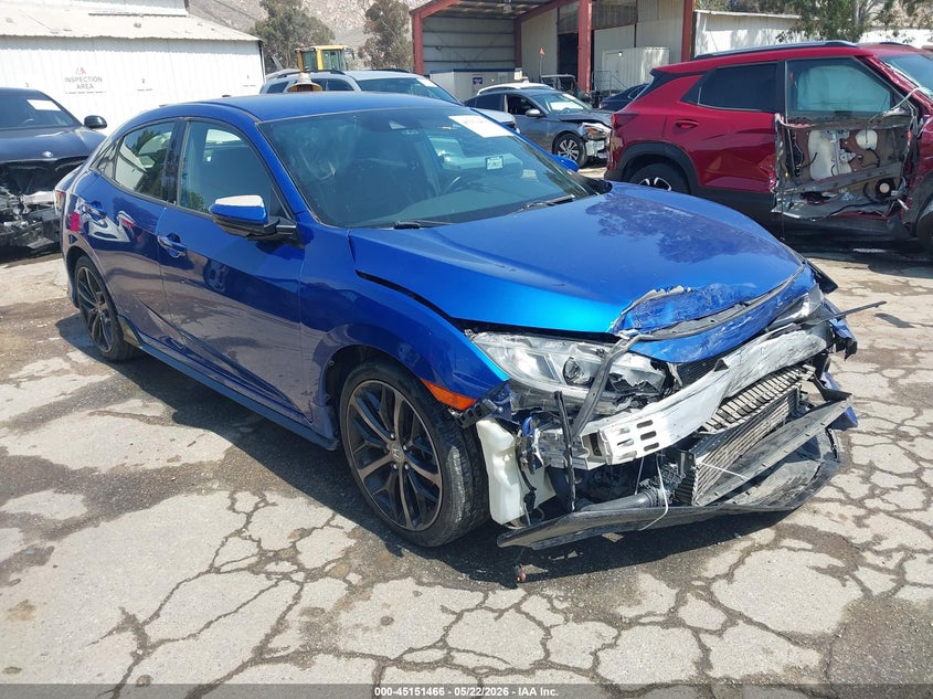 2020 Honda Civic VIN SHHFK7H44LU413516 IAAI salvage auction — FRONT END, Salvage (California), sold $4,250 on 2026-07-20 (photo 1)