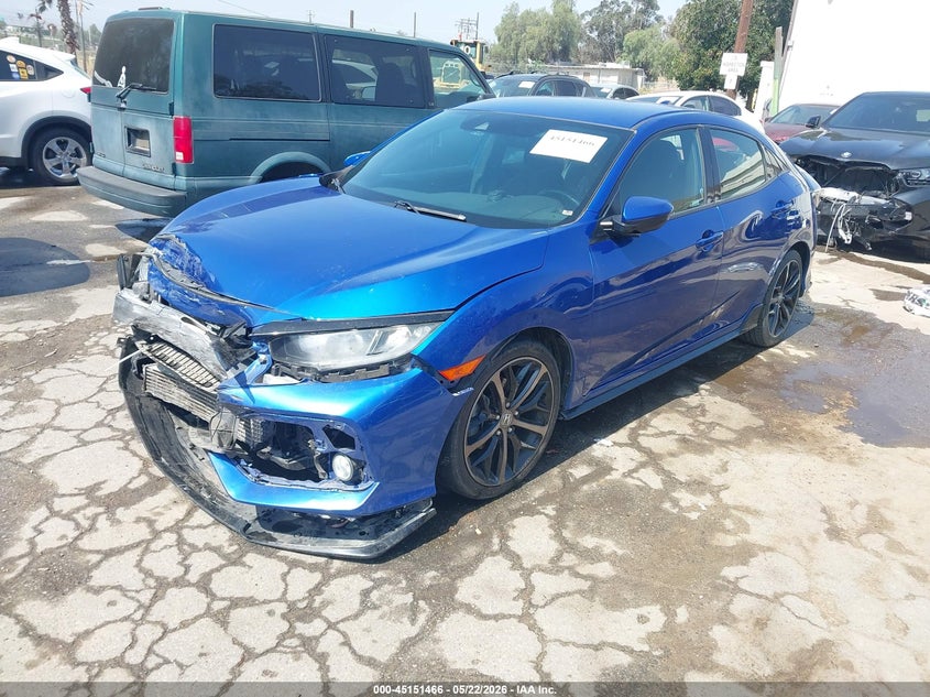 2020 Honda Civic VIN SHHFK7H44LU413516 IAAI salvage auction — FRONT END, Salvage (California), sold $4,250 on 2026-07-20 (photo 2)