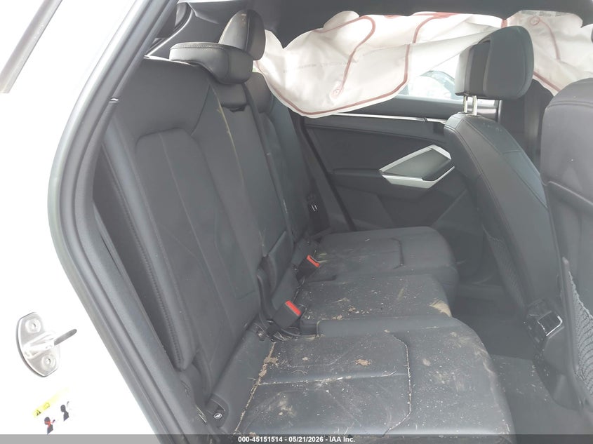 2024 Audi Q3 VIN WA1DECF31R1124155 IAAI salvage auction — FRONT & REAR, Mv-907A (New York), sold $4,775 on 2026-07-14 (photo 8)