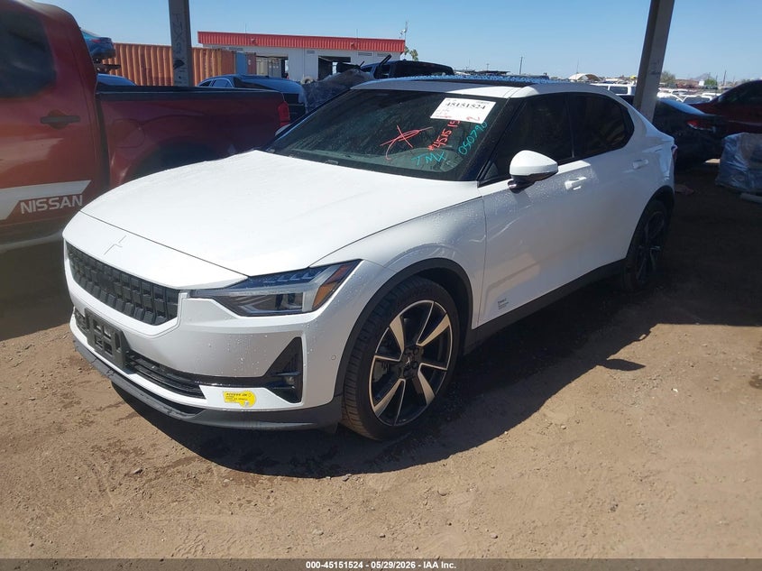 2022 Polestar 2 VIN LPSED3KA6NL050790 IAAI salvage auction — NORMAL WEAR, Clear (Arizona), sold $10,500 on 2026-07-14 (photo 2)