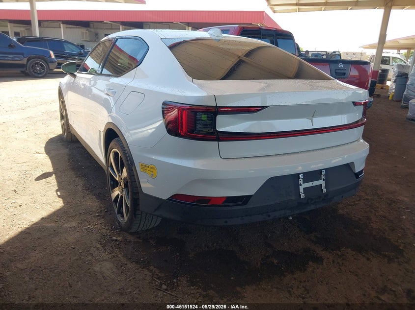 2022 Polestar 2 VIN LPSED3KA6NL050790 IAAI salvage auction — NORMAL WEAR, Clear (Arizona), sold $10,500 on 2026-07-14 (photo 3)