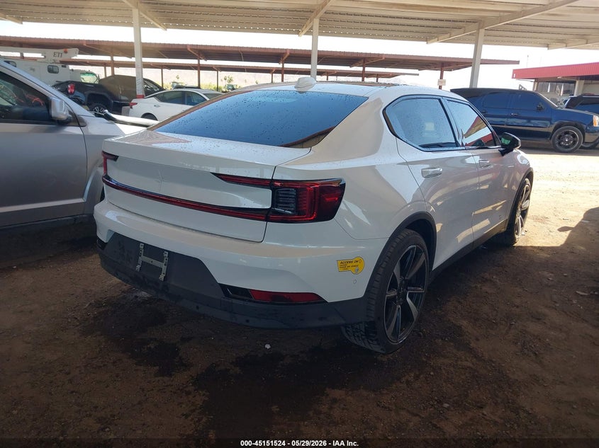 2022 Polestar 2 VIN LPSED3KA6NL050790 IAAI salvage auction — NORMAL WEAR, Clear (Arizona), sold $10,500 on 2026-07-14 (photo 4)