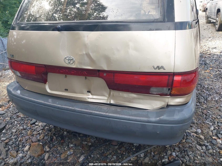 1992 Toyota PREVIA VIN JT3AC12R2N1031995 IAAI salvage auction — FRONT & REAR, Repossession Paperwork (Georgia), sold $25 on 2026-07-21 (photo 6)
