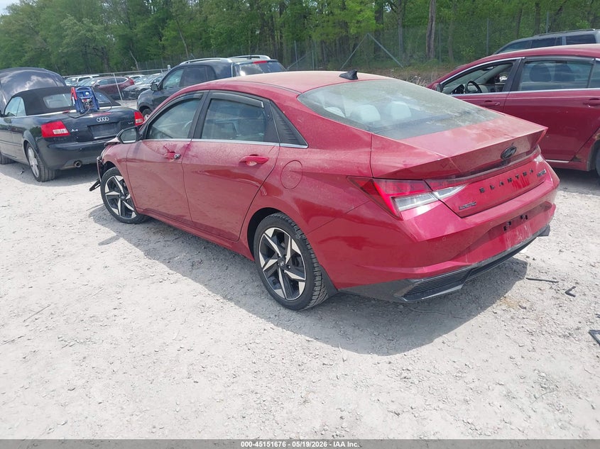 2023 Hyundai Elantra VIN KMHLN4AJXPU054238 IAAI salvage auction — FRONT END, Mv-907A (New York), sold $5,150 on 2026-07-07 (photo 3)