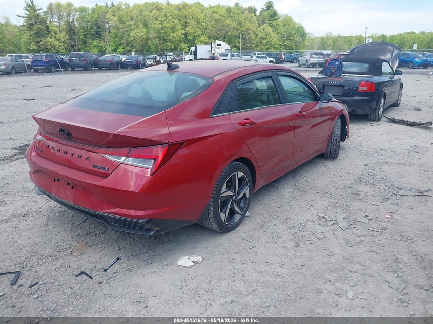 2023 Hyundai Elantra VIN KMHLN4AJXPU054238 IAAI salvage auction — FRONT END, Mv-907A (New York), sold $5,150 on 2026-07-07 (photo 4)