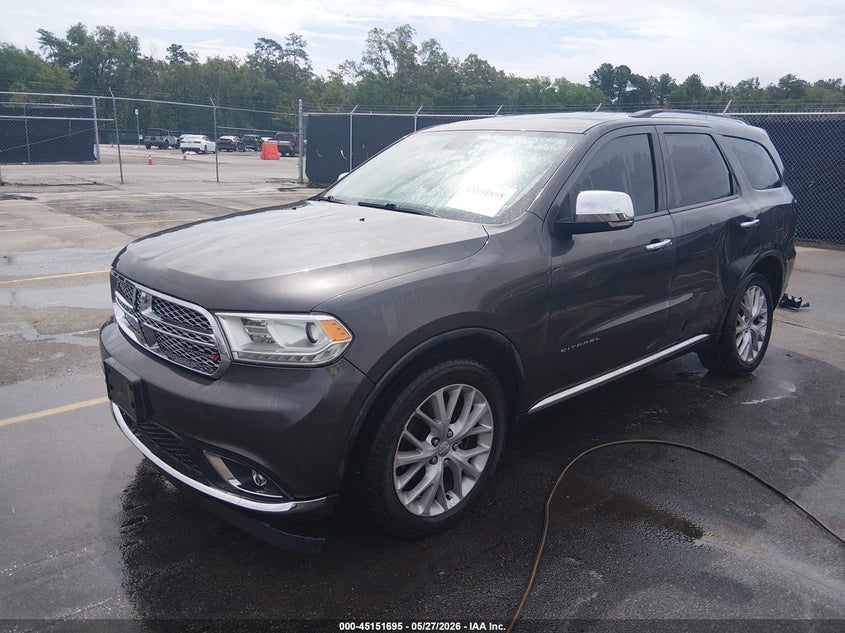 2015 Dodge Durango VIN 1C4RDJEG3FC921546 IAAI salvage auction — SIDE, Salvage Title, sold $2,850 on 2026-07-25 (photo 2)