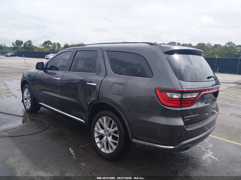 2015 Dodge Durango VIN 1C4RDJEG3FC921546 IAAI salvage auction — SIDE, Salvage (South Carolina), sold $2,850 on 2026-07-25 (photo 3)