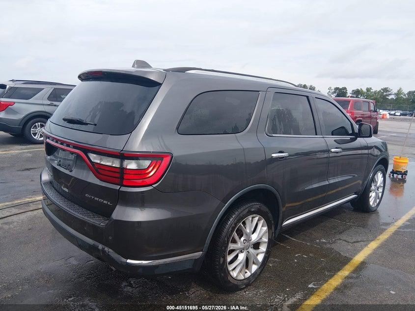 2015 Dodge Durango VIN 1C4RDJEG3FC921546 IAAI salvage auction — SIDE, Salvage (South Carolina), sold $2,850 on 2026-07-25 (photo 4)