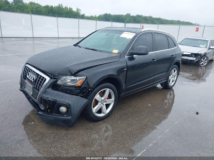 2012 Audi Q5 VIN WA1DKAFP2CA034732 IAAI salvage auction — FRONT END, Clear (Indiana), sold $25 on 2026-07-16 (photo 2)