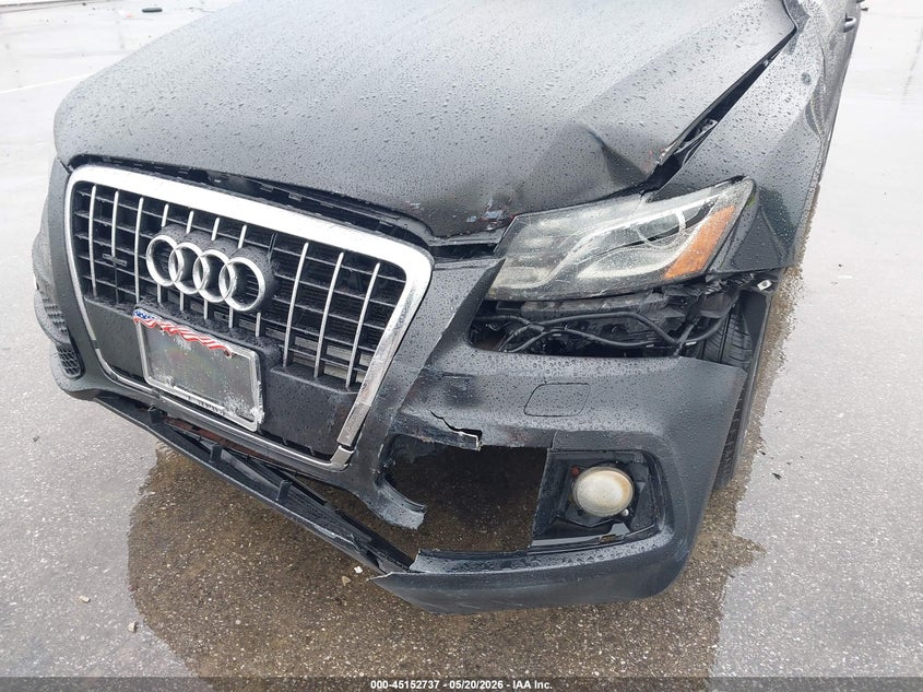 2012 Audi Q5 VIN WA1DKAFP2CA034732 IAAI salvage auction — FRONT END, Clear (Indiana), sold $25 on 2026-07-16 (photo 6)