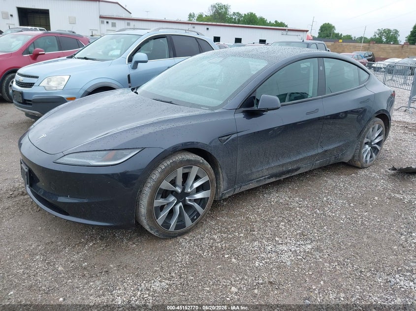 2024 Tesla Model 3 VIN 5YJ3E1EB4RF788911 IAAI salvage auction — HAIL, Clear (Missouri), sold $17,600 on 2026-07-23 (photo 2)