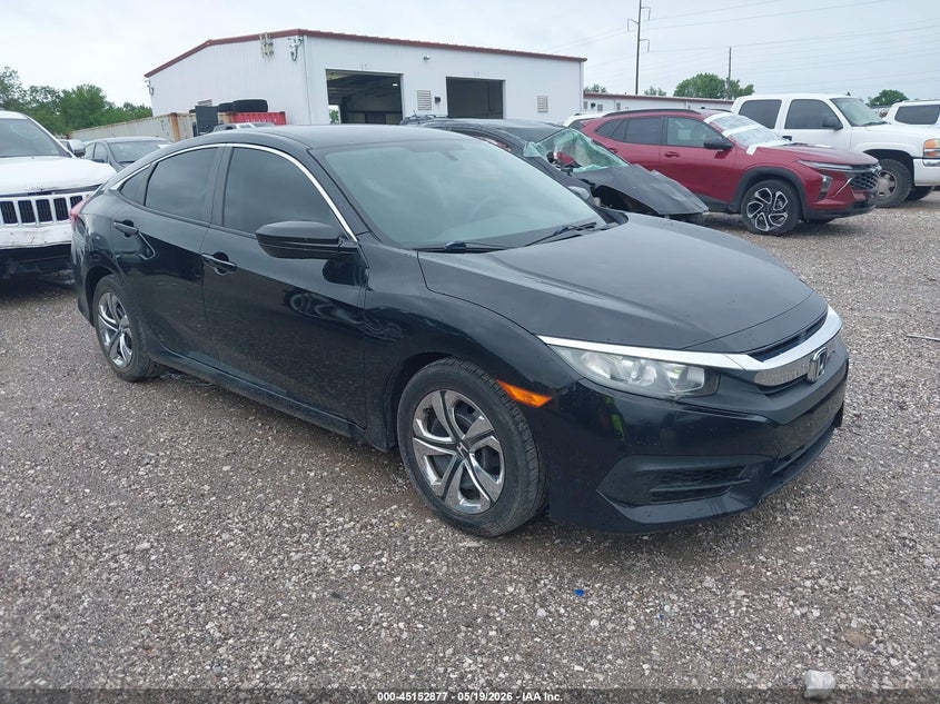 2018 Honda Civic VIN 19XFC2F55JE035318 IAAI salvage auction — HAIL, Salvage (Missouri), sold $4,075 on 2026-07-25 (photo 1)