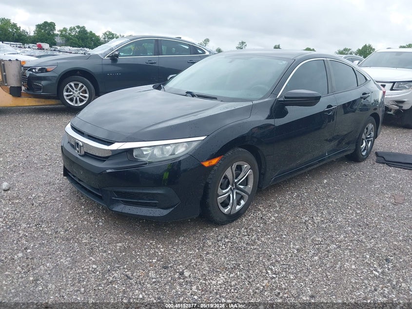 2018 Honda Civic VIN 19XFC2F55JE035318 IAAI salvage auction — HAIL, Salvage (Missouri), sold $4,075 on 2026-07-25 (photo 2)