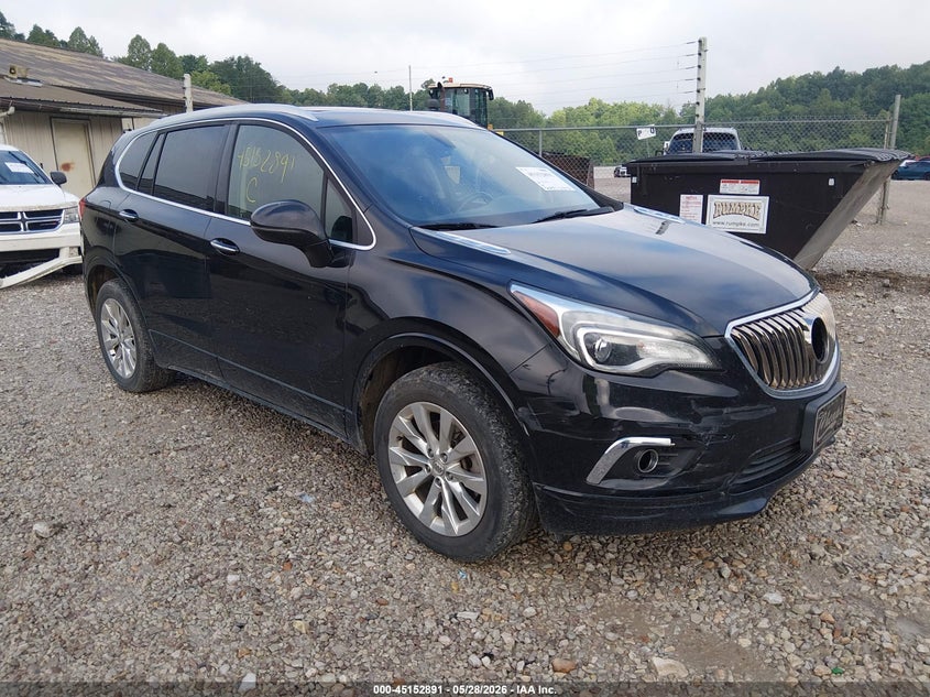 2017 Buick Envision VIN LRBFXDSAXHD069610 IAAI salvage auction — REAR END, Salvage (Kentucky), sold $625 on 2026-07-21 (photo 1)