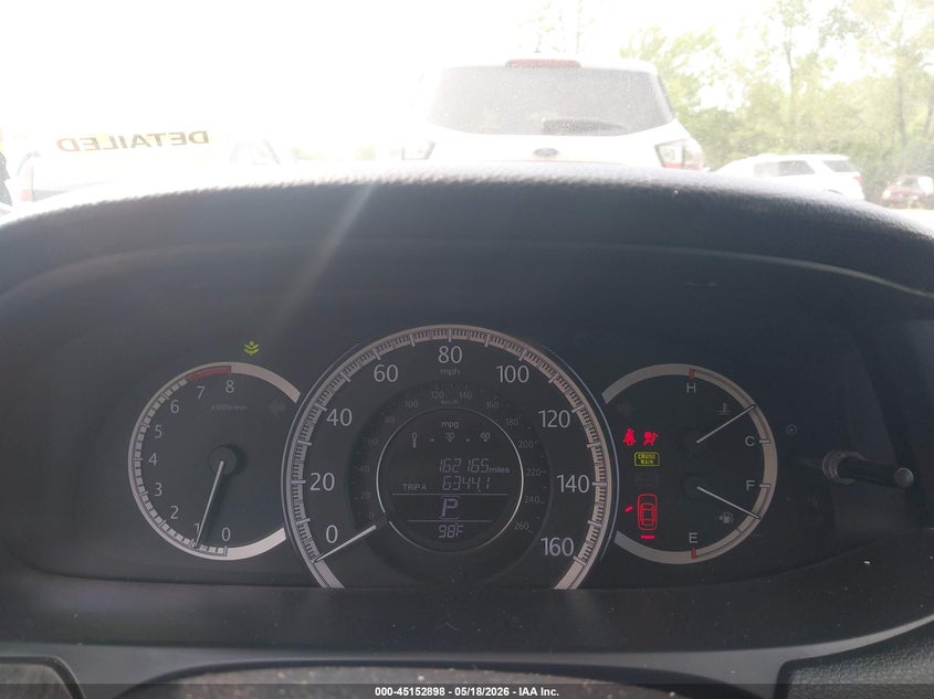 2014 Honda Accord VIN 1HGCR2F8XEA028676 IAAI salvage auction — SIDE, Wait Title, sold $1,300 on 2026-08-07 (photo 7)