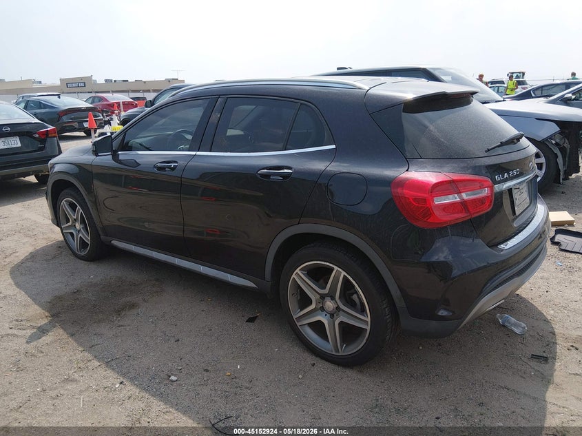2015 Mercedes-benz Gla-klasse VIN WDCTG4GB9FJ161760 IAAI salvage auction — WATER/FLOOD, Salvage (Kansas), sold $3,450 on 2026-07-17 (photo 3)