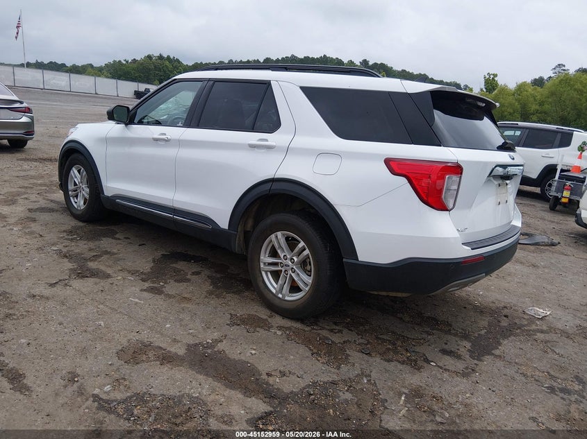2023 Ford Explorer VIN 1FMSK8DH6PGA24639 IAAI salvage auction — RIGHT FRONT, Salvage Title, sold $9,100 on 2026-08-22 (photo 3)